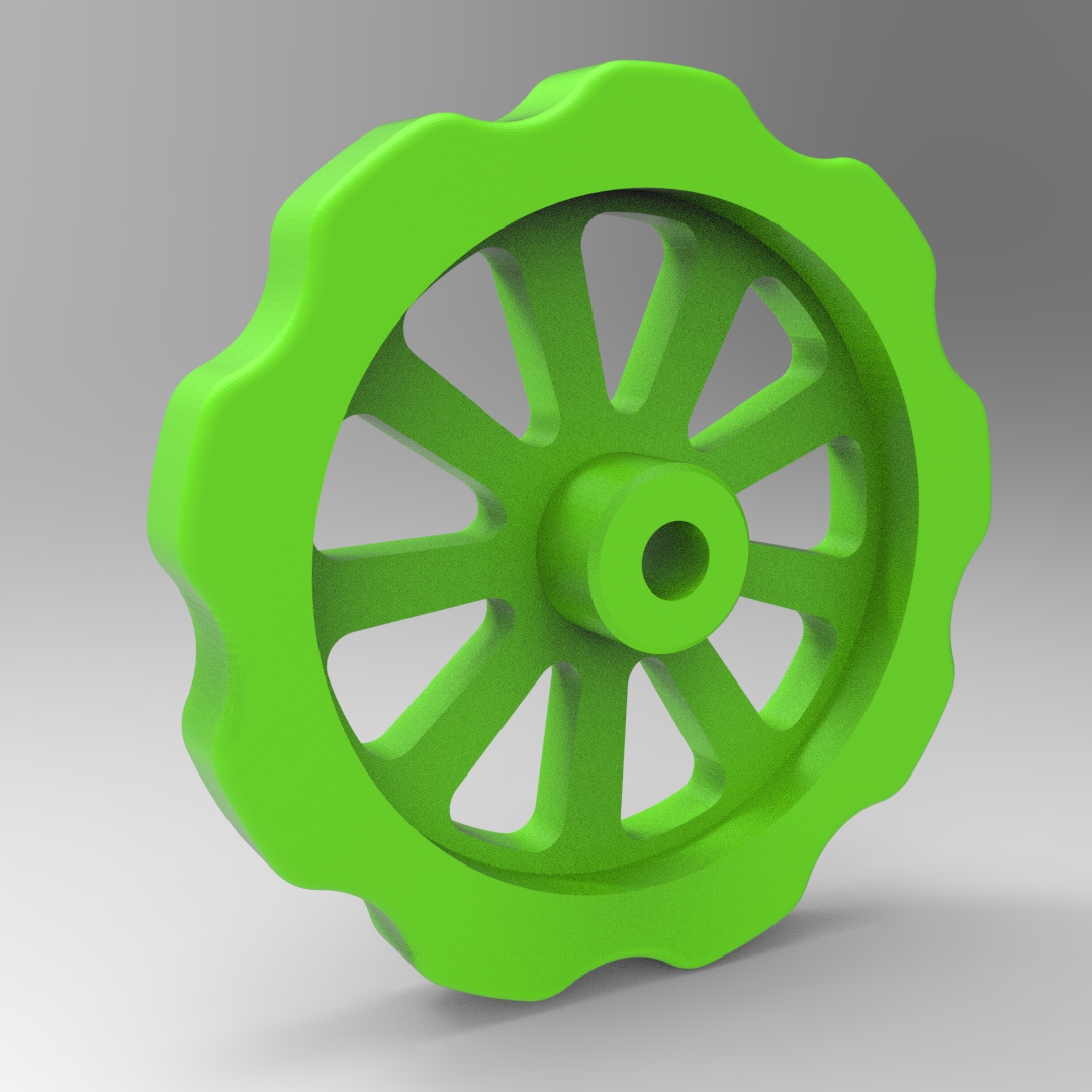 3D printer bed leveling knob